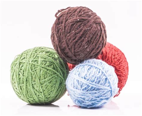 Wool Balls Stock Photo Image Of Handmade Clew Needle 49635514
