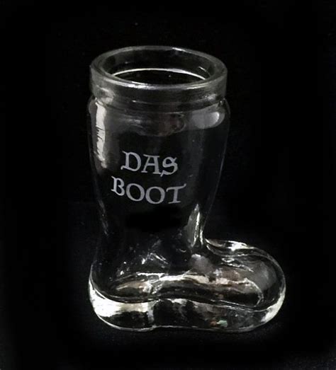 Das Boot Etched Shooter Shot Glass Shot Glass Glass Etsy