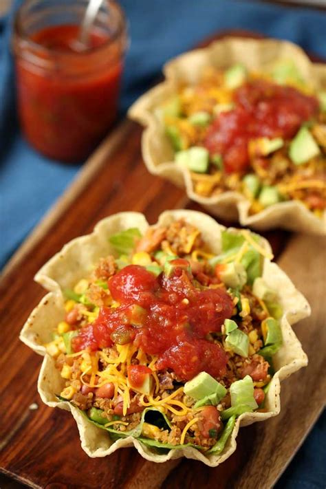 Delicious And Nutritious Quinoa Taco Salad Bowl Gluten