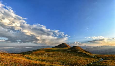 Mountain Blue Sky Nature Panoramic Turkey Landscape Kaçkars