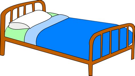 Colored Bed Clip Art At Vector Clip Art Online Royalty