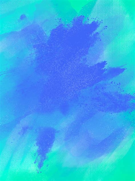 Full Dreamy Color Gradient Fresh Splashing Brush Watercolor Background