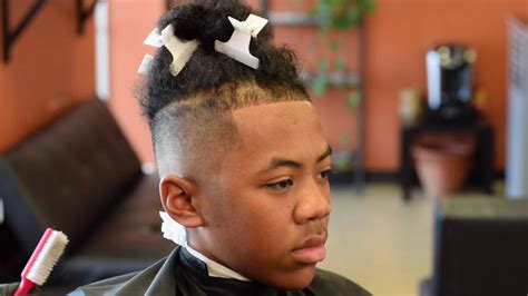 how to fade a man bun - YouTube