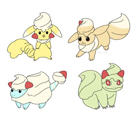 Alcremie Fusions By Starcculents On Deviantart