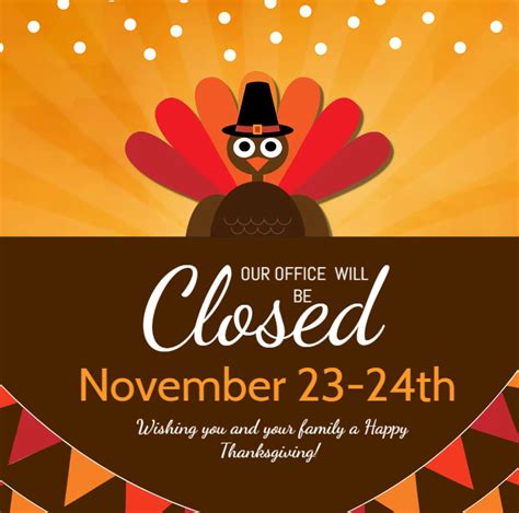 Tud Office Will Be Closed November 23rd And 24th Tud