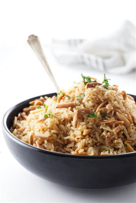 Basmati Rice Pilaf With Almonds Savor The Best