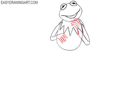 How To Draw Kermit The Frog Easy Drawing Art
