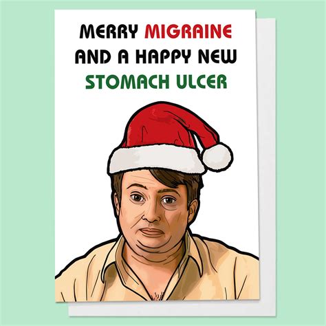 Mark Corrigan Peep Show Merry Migraine Funny Christmas Xmas Etsy