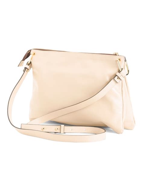 Tj maxx, located at potomac mills®: Made In Italy Leather Crossbody - Leather Handbags - T.J ...