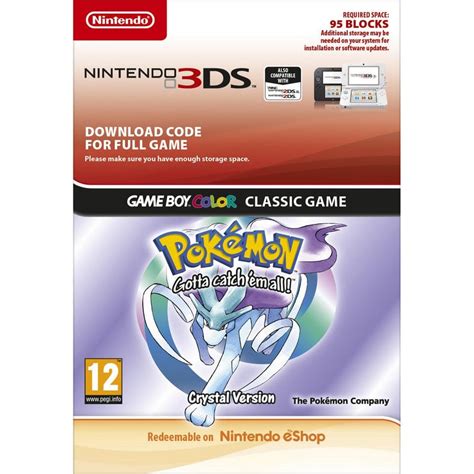 Pokémon Edición Cristal Nintendo 3ds Nintendo Eshop