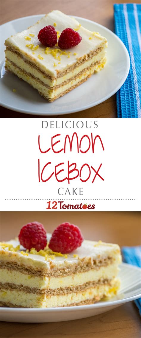 Sunny No Bake Lemon Icebox Cake Recipe Lemon Icebox Cake Icebox