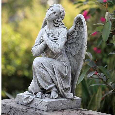 Josephs Studio Kneeling Praying Angel Statue And Reviews Wayfair
