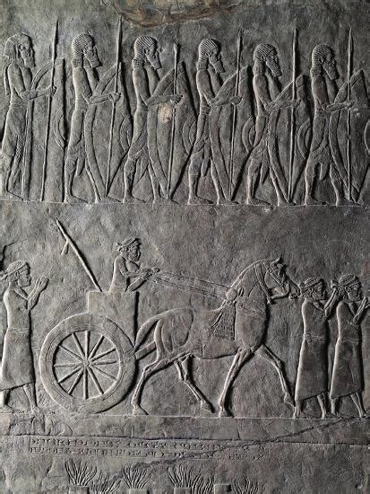 Detail Of Relief Depicting Siege And Destruction Of Susa From Ancient