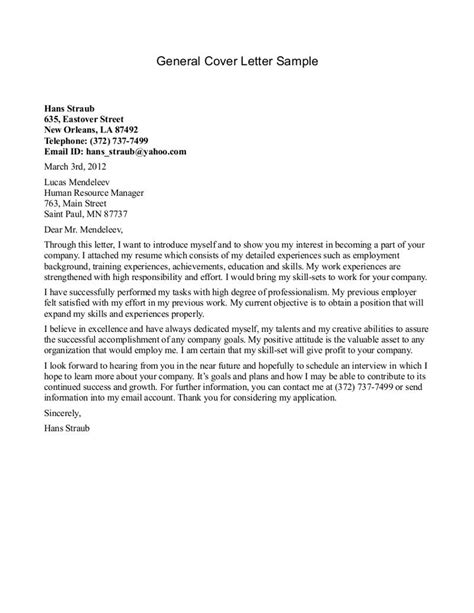 Savesave application letter for managerial position for later. Cover Letter For General Application | İmages Sites ...