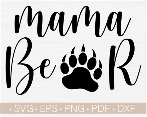 263 Dont Mess With Mama Bear Paw Svg Free Download Free Svg Cut