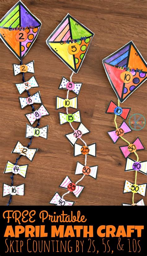 Kite Skip Counting Math Craft For Kindergarten