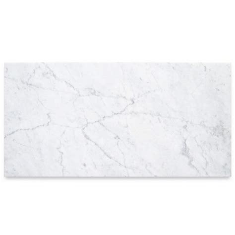 Carrara Marble Tile Italian White Carrera 12x24 Polished
