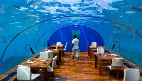 Worlds Largest Underwater Restaurant In Hurawalhi Island Maldives