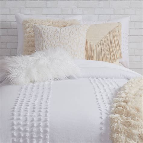Dormify Faux Fur Rectangle Throw Pillow Dorm Essentials Dormify