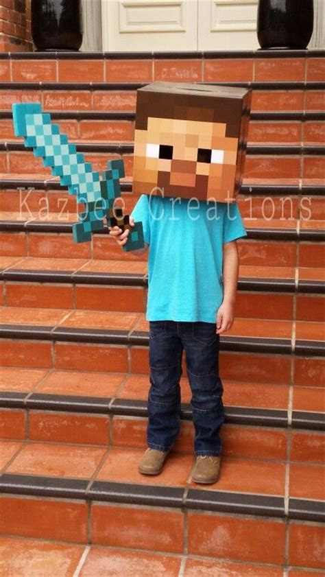 My Sons Minecraft Steve Costume Book Week Costume Minecraft