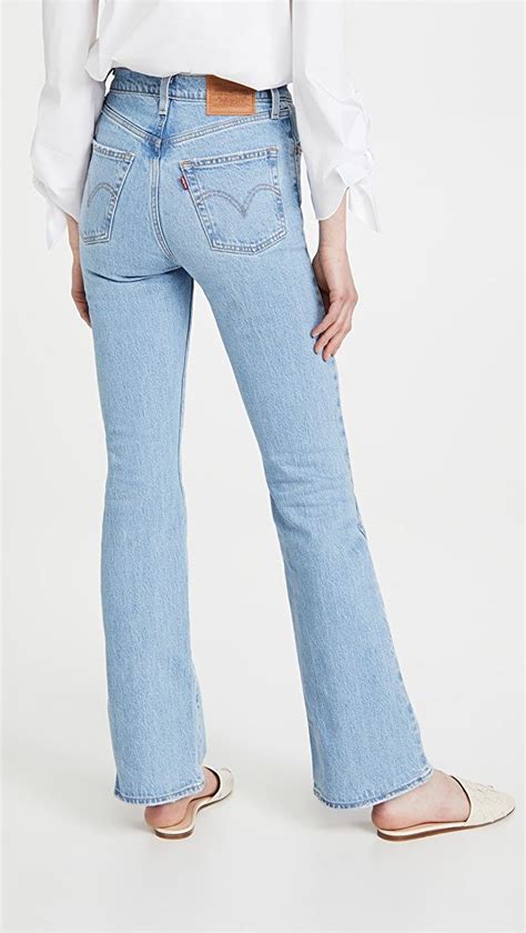 Levis Ribcage Bootcut Jeans Shopbop How To Style Bootcut Jeans