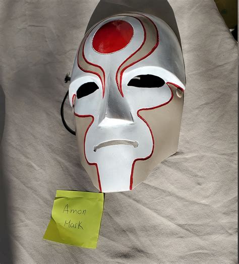Amon Mask Legend Of Korra Anime Cosplay Costume Mask Etsy Uk