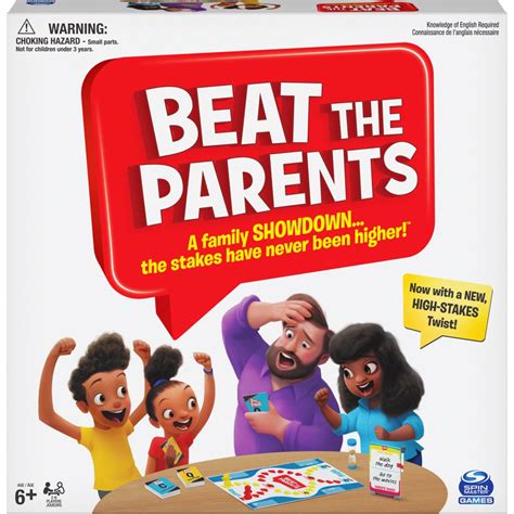 Beat the Parents Classic Family Trivia Game, Kids Vs Parents for Ages 6
