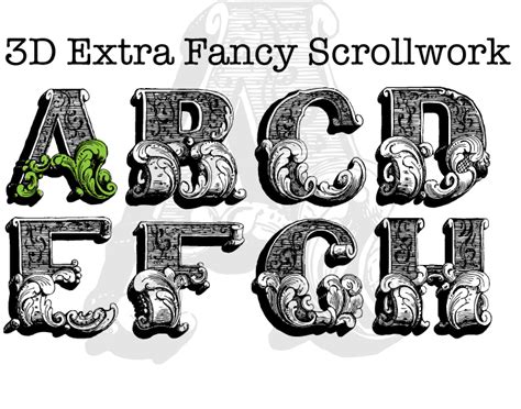 17 3d Shaded Font Images 3d Shaded Fonts Cool Hand Drawn Letter