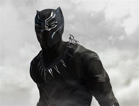 Black Panther Fan Art By Petro96 On Deviantart