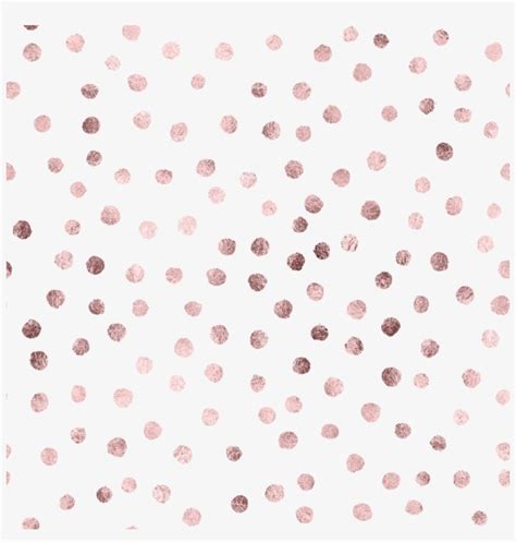 Rose Gold Dots Pattern - Rose Gold Polka Dots - Free Transparent PNG