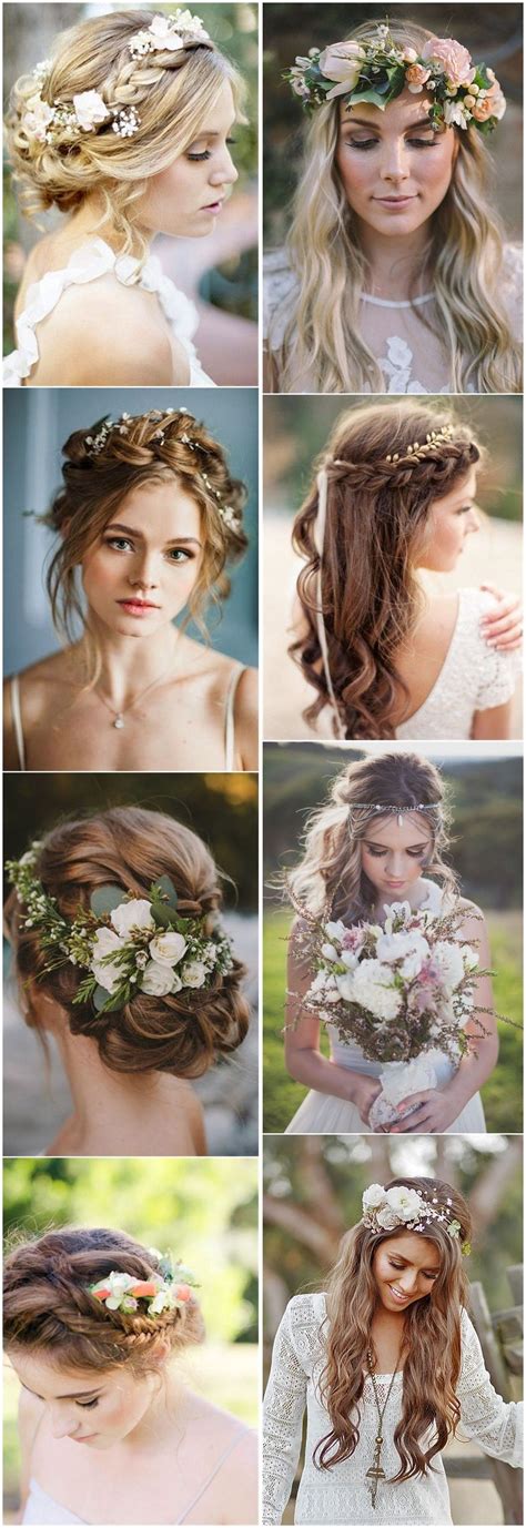 Wedding Hairstyles 21 Inspiring Boho Bridal Hairstyles Ideas To Steal