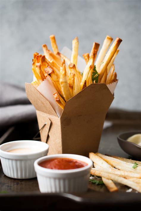 Crispy French Fries W Homemade Dipping Sauces Life Is