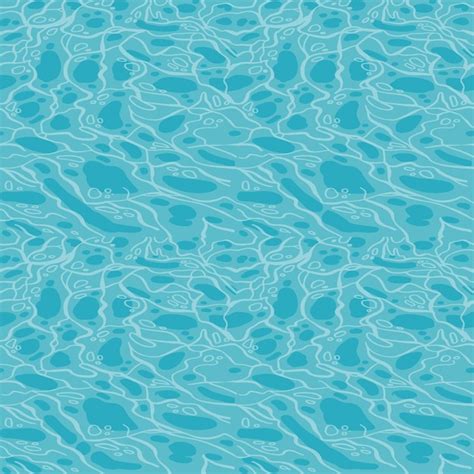 Premium Vector Seamless Pattern With Blue Water Surface Swimming Pool