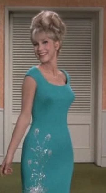 Teal Body Conscious Gown Barbara Eden I Dream Of Jeannie Dream Of