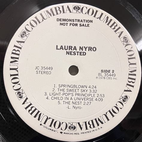 Laura Nyro Nested Jc35449 通販 ジャズ レコード 買取 Bamboo Music