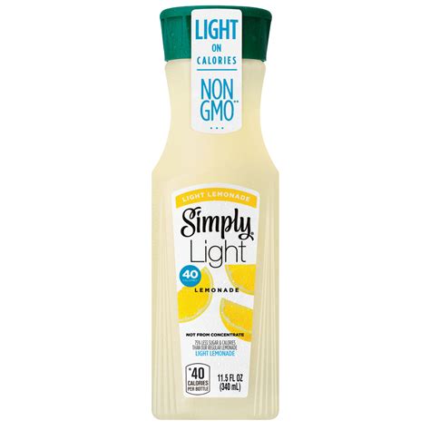 Simply Light Lemonade Bottle, 11.5 fl oz - Walmart.com - Walmart.com
