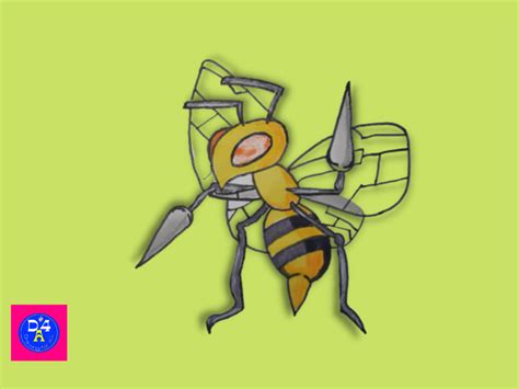 How To Draw Beedrill Pokemon ‑ A Simple Project For Kids