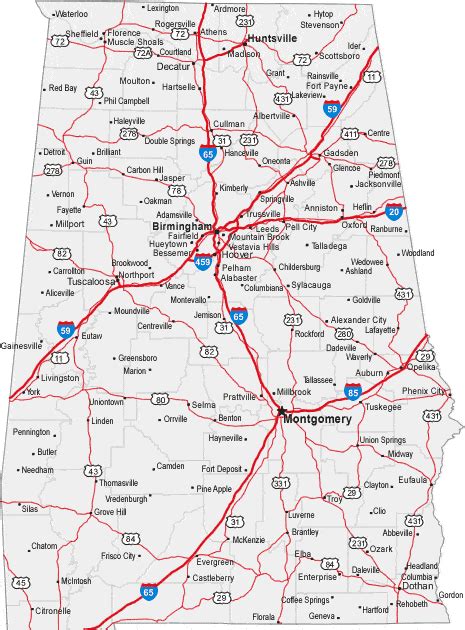 State Map Of Alabama Map Of Zip Codes
