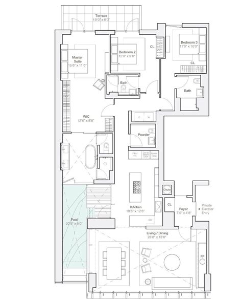 City Living Apartment Apartment Penthouse Apartment Floor Plans