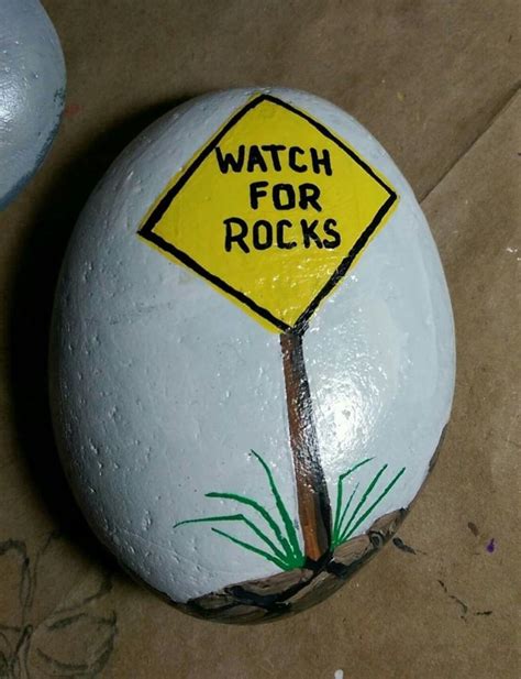 The Best Funny Rock Painting Ideas To Send As Ts