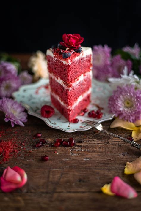 And you've had red velvet cake. This red velvet layer cake is sandwiched with vanilla and ...