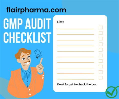 Gmp Audit Checklist Flair Pharma The Knowledge Kit