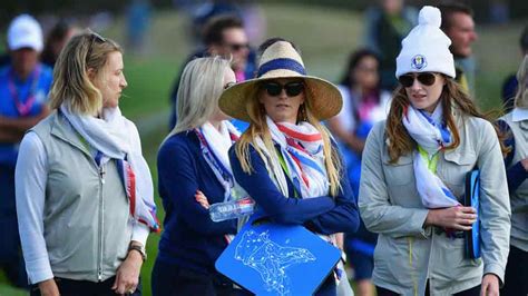 Ryder Cup Wives And Girlfriends Support Us European Teams At Le Golf