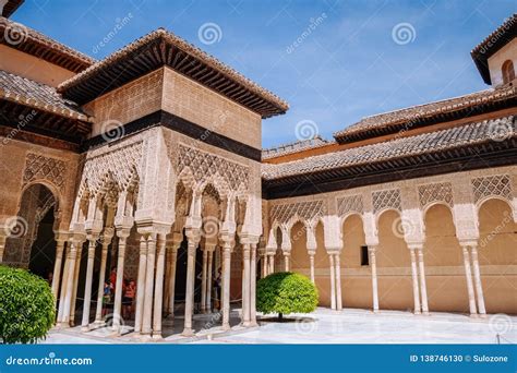 Islamic Moorish Architecture And Design In The Court Of The Lions