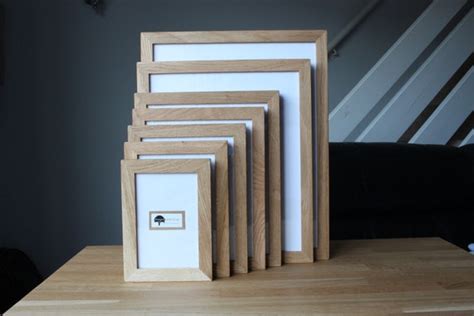 Solid Oak Picture Frames All Sizes Etsy Uk