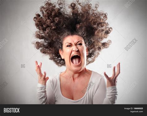 Very Angry Woman Image And Photo Bigstock