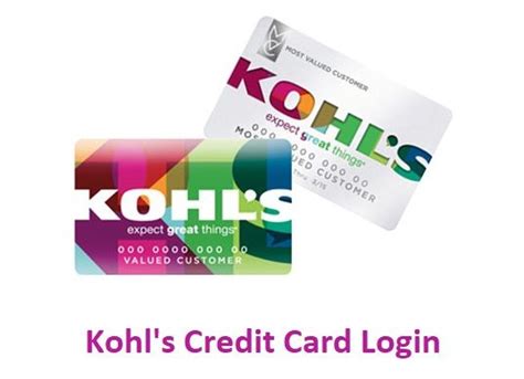 Echecks may also be accepted at select. Kohl's Credit Card Login | Credit card