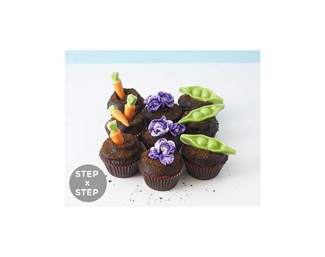 How To Make Garden Theme Cupcakes Themed Cupcakes Store Bought Cake