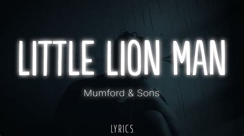 Little Lion Man Lyrics Slowed Youtube