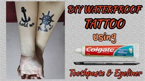 Diy Waterproof Temporary Tattoo Youtube